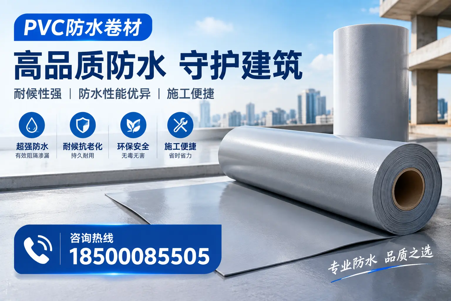 PVC防水卷材的防水效果评测，适合南通的科学依据